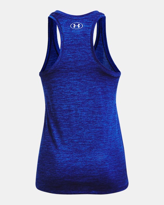 Camiseta sin mangas UA Tech™ Twist para mujer, Blue, pdpMainDesktop image number 5